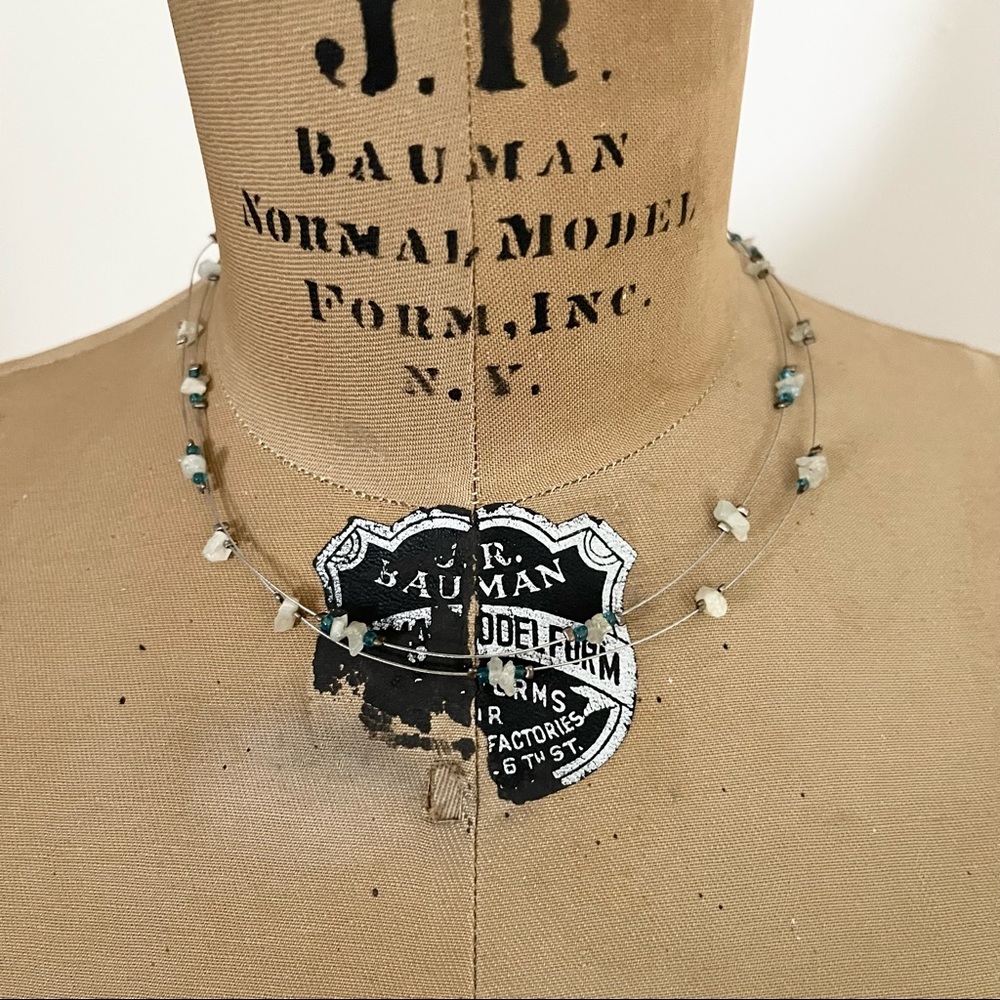2/$20 Vintage Express Women’s Double Strand Beaded Necklace